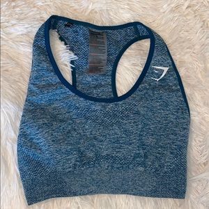 Blue Gymshark Sports Bra Size XS